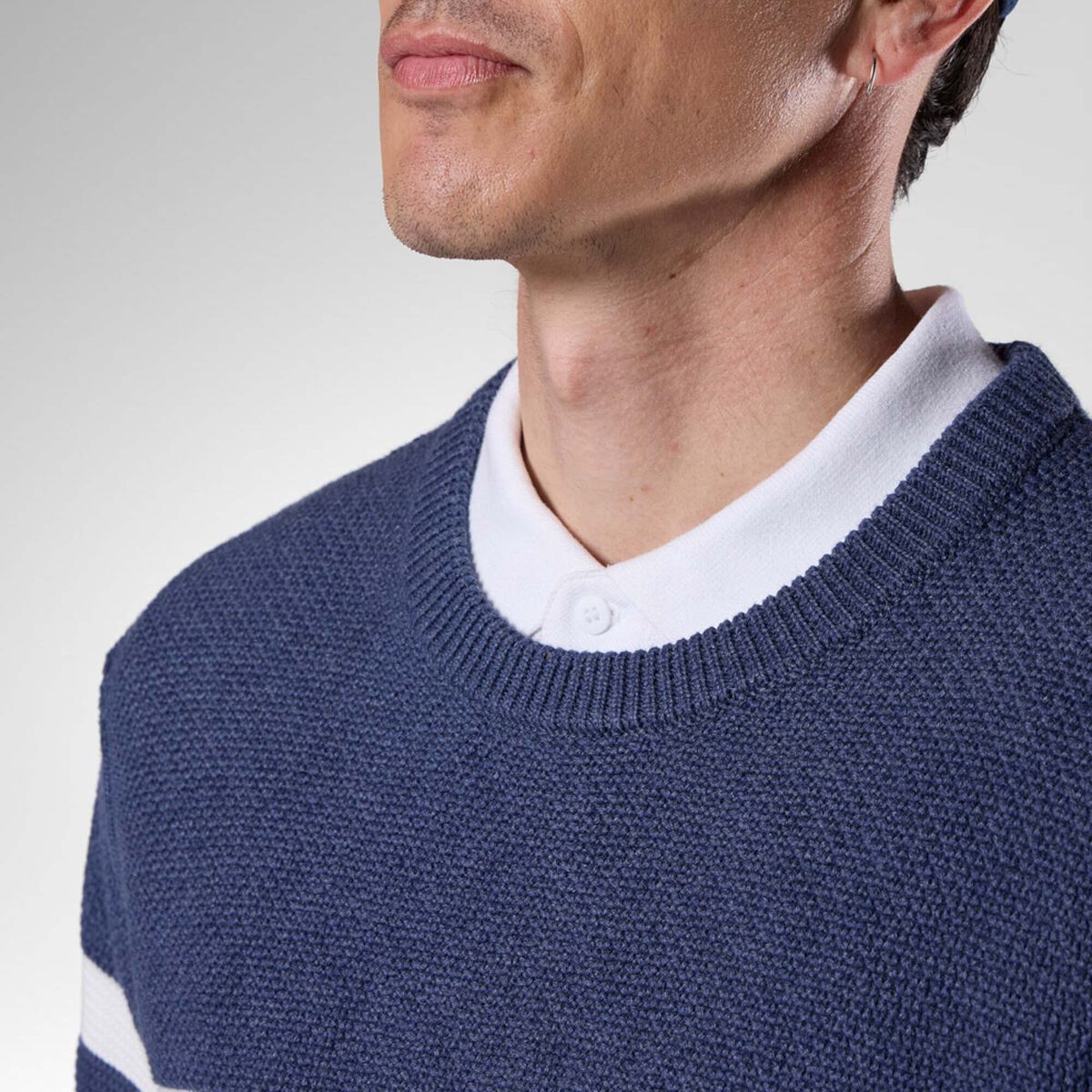 Rossignol Strickpullover mit Rundhalsausschnitt f&uuml;r Herren Blue