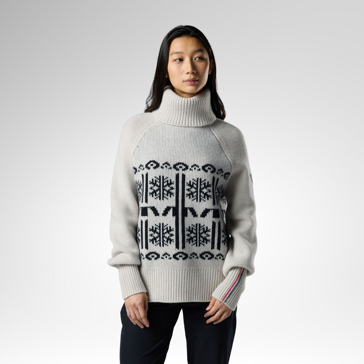 Rossignol Women's Patterned Crewneck Sweater [Ljava.lang.Object;@5c6f3996
