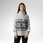 Rossignol Women's Patterned Crewneck Sweater SILVER CLOUD