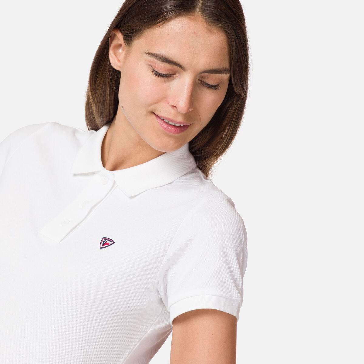 Rossignol Vestido tipo polo para mujer White