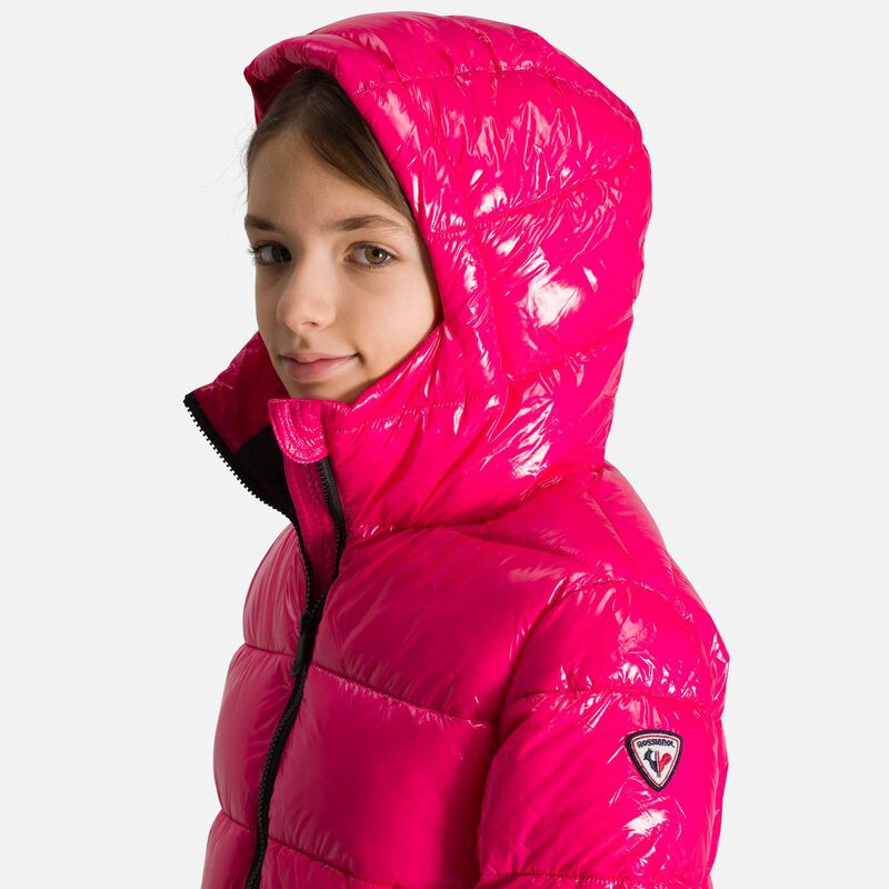 Rossignol Piumino Bambina Abscisse Giacche Casual Bambino Rosa rossignol-piumino-bambina-abscisse-giacche-casual-bambino-rosa