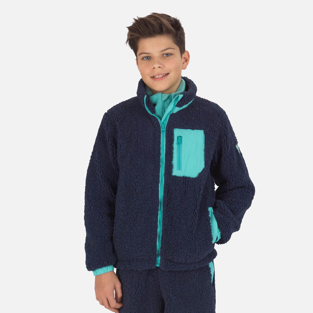 Rossignol Giacca in pile ragazzo Blue