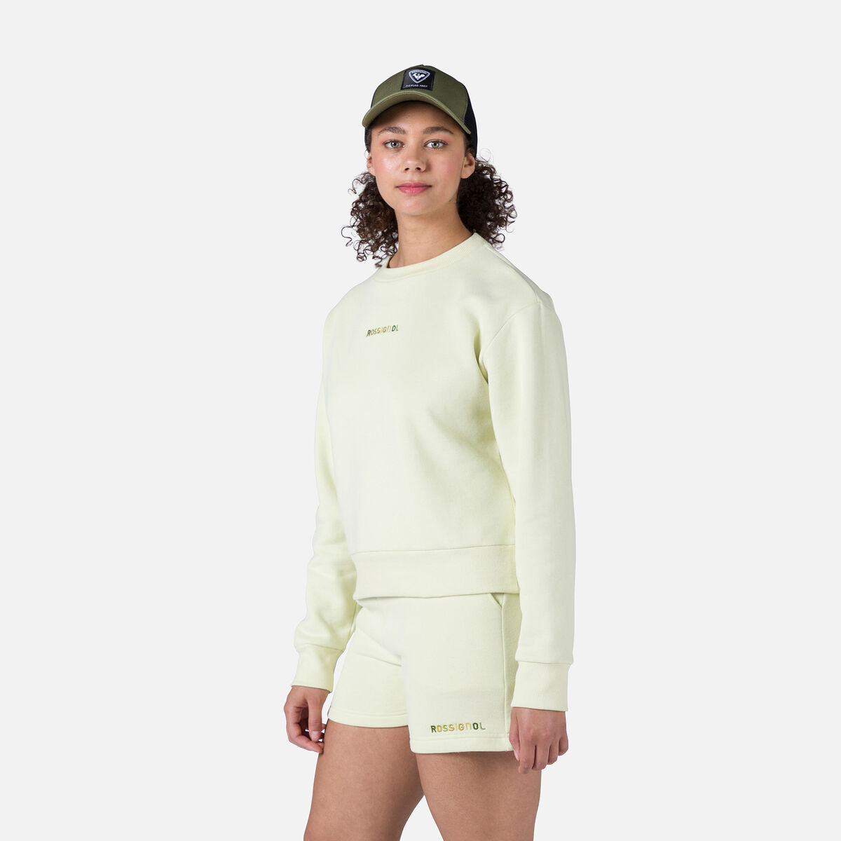 Rossignol Women's Embroidery Rossignol Sweatshirt Yellow
