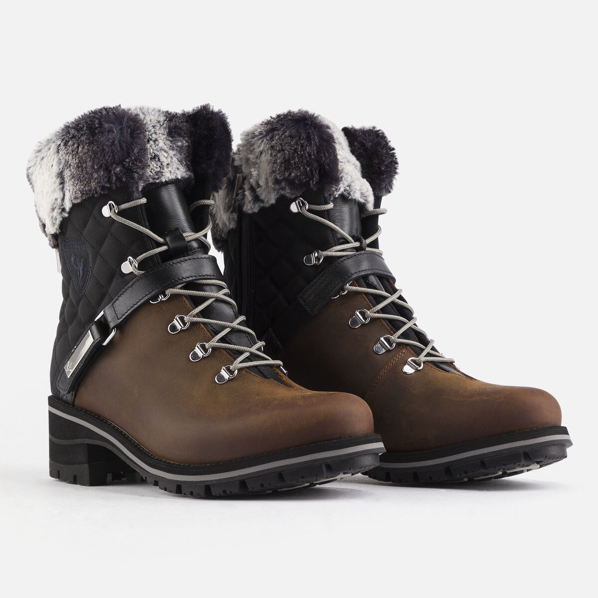 Rossignol Botas 1907 Megeve 2.0 en marr&oacute;n encerado para mujer Brown