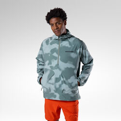 Rossignol Men's Stretch Anorak with Hoodie green