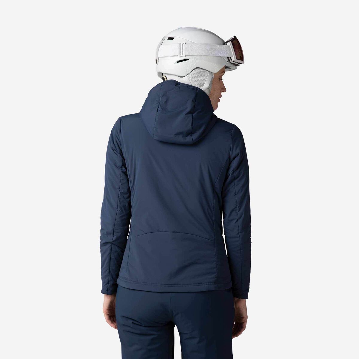 Rossignol Women's Opside Light Insulated Hoodie Jacket Blue