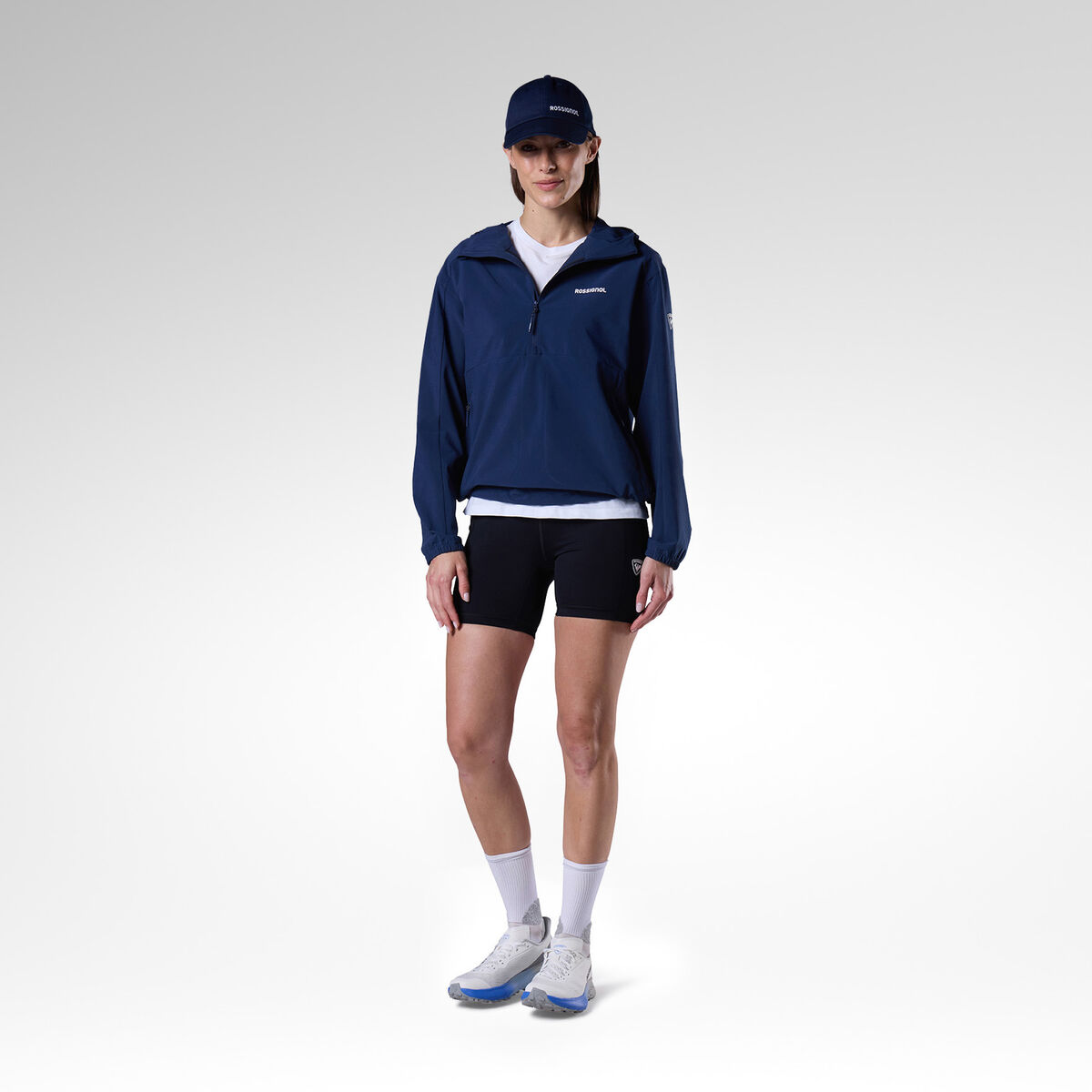 Rossignol Elastische Anorakjacke mit Kapuze f&uuml;r Damen Blau