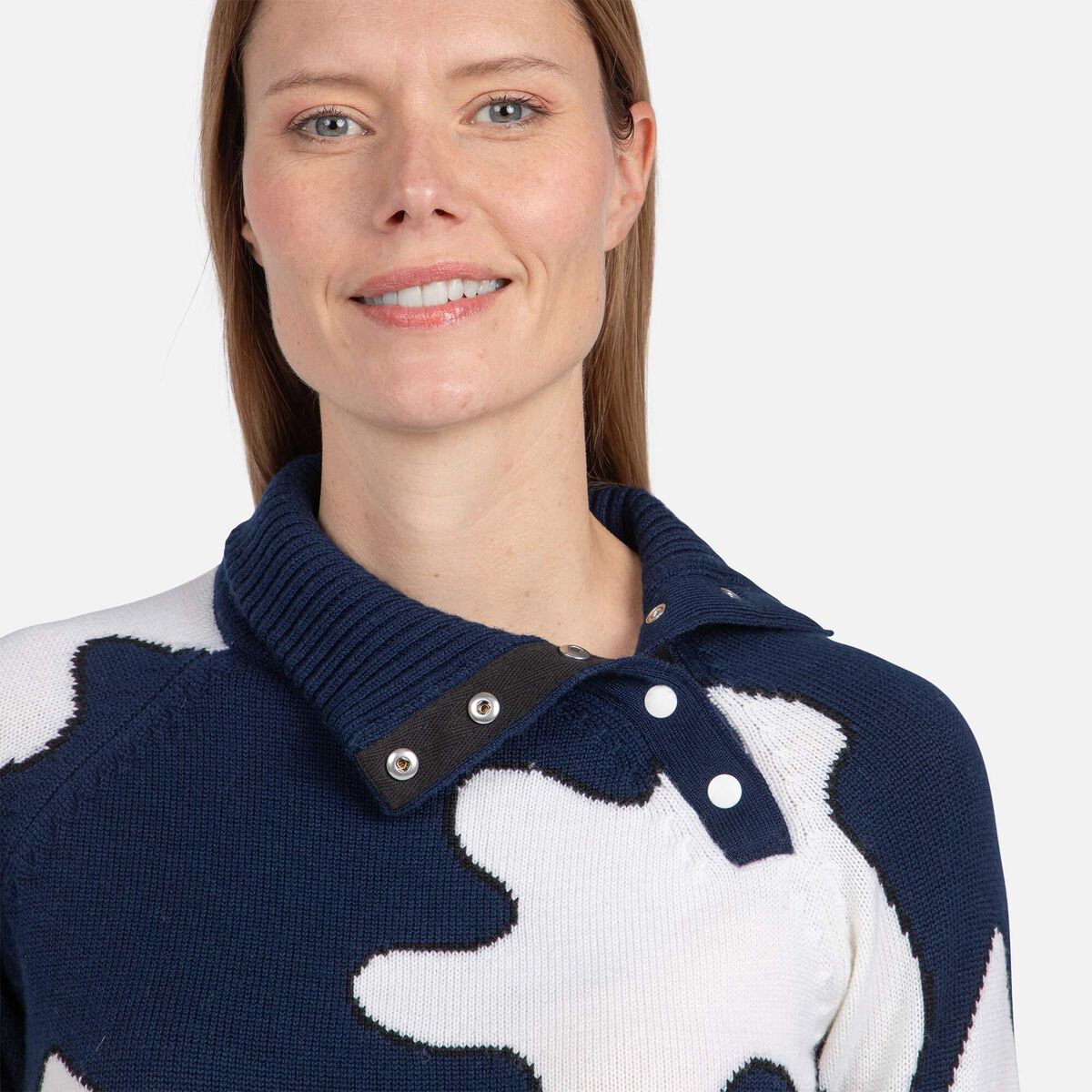 Rossignol Pull femme JCC Mountain Bleu