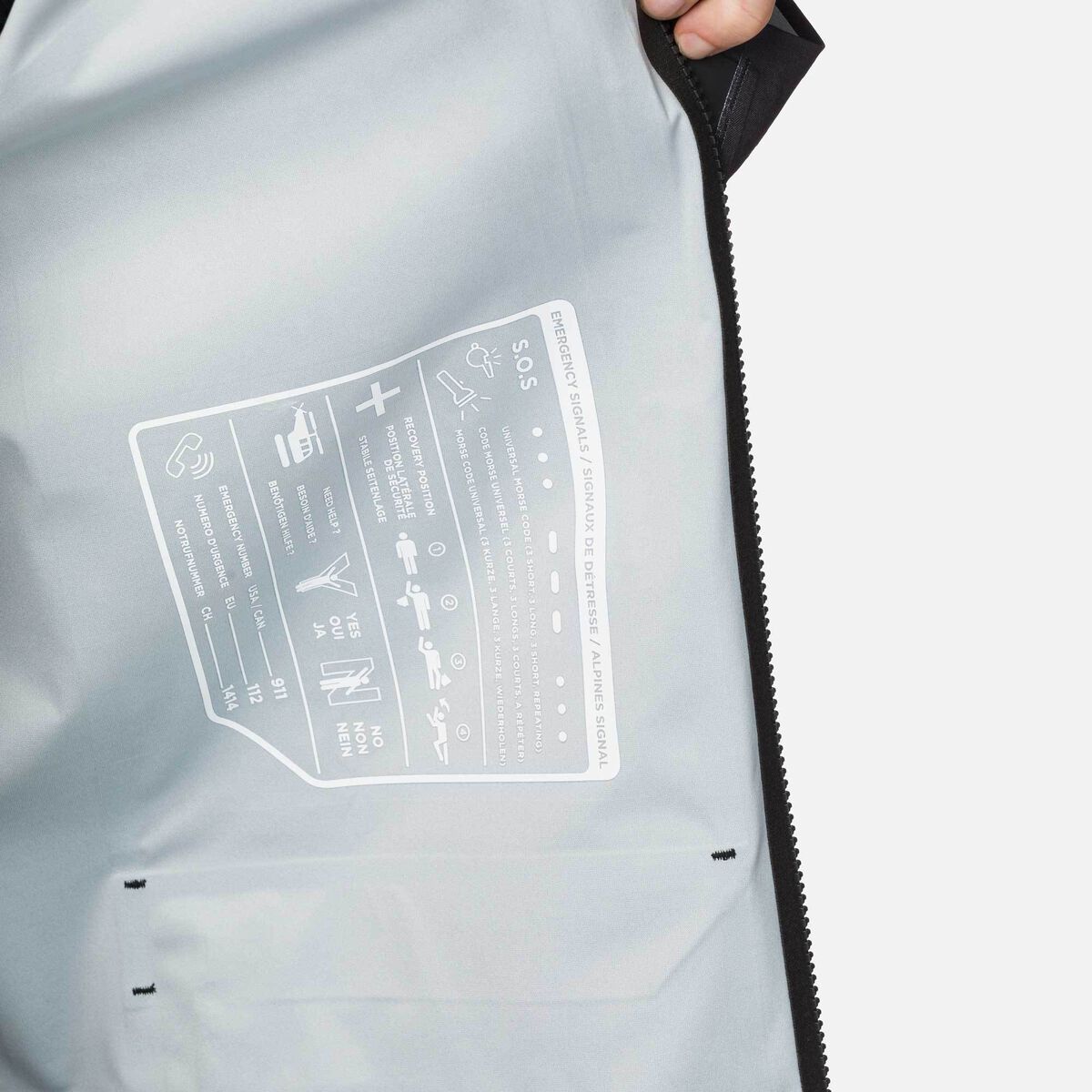 Rossignol Herrenskijacke Atelier S Ride Free grey