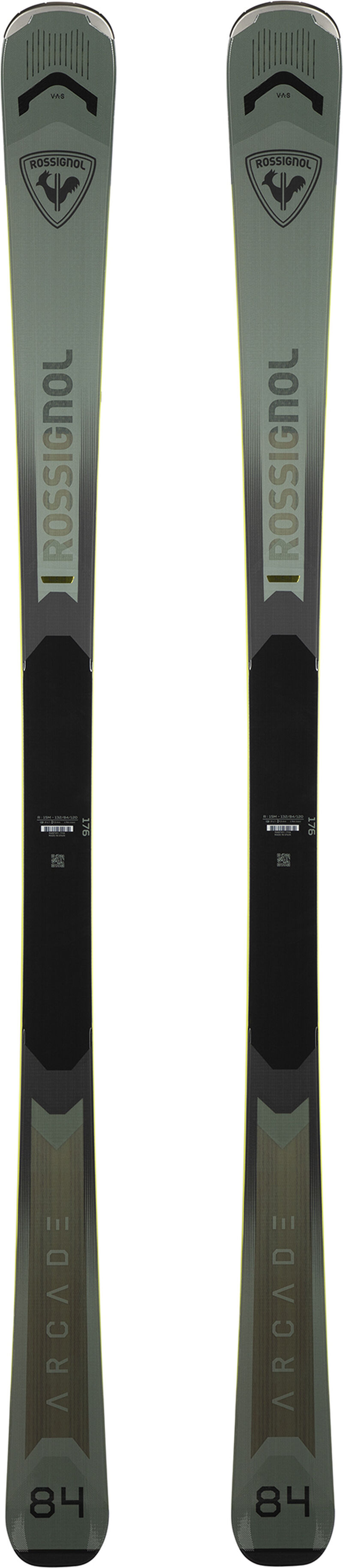 Rossignol Men's all mountain skis Arcade 84 Green