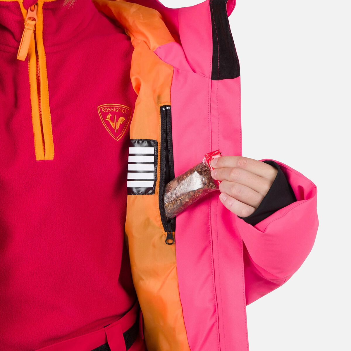 Rossignol Chaqueta de esqu&iacute; ni&ntilde;a Staci Pink/Purple