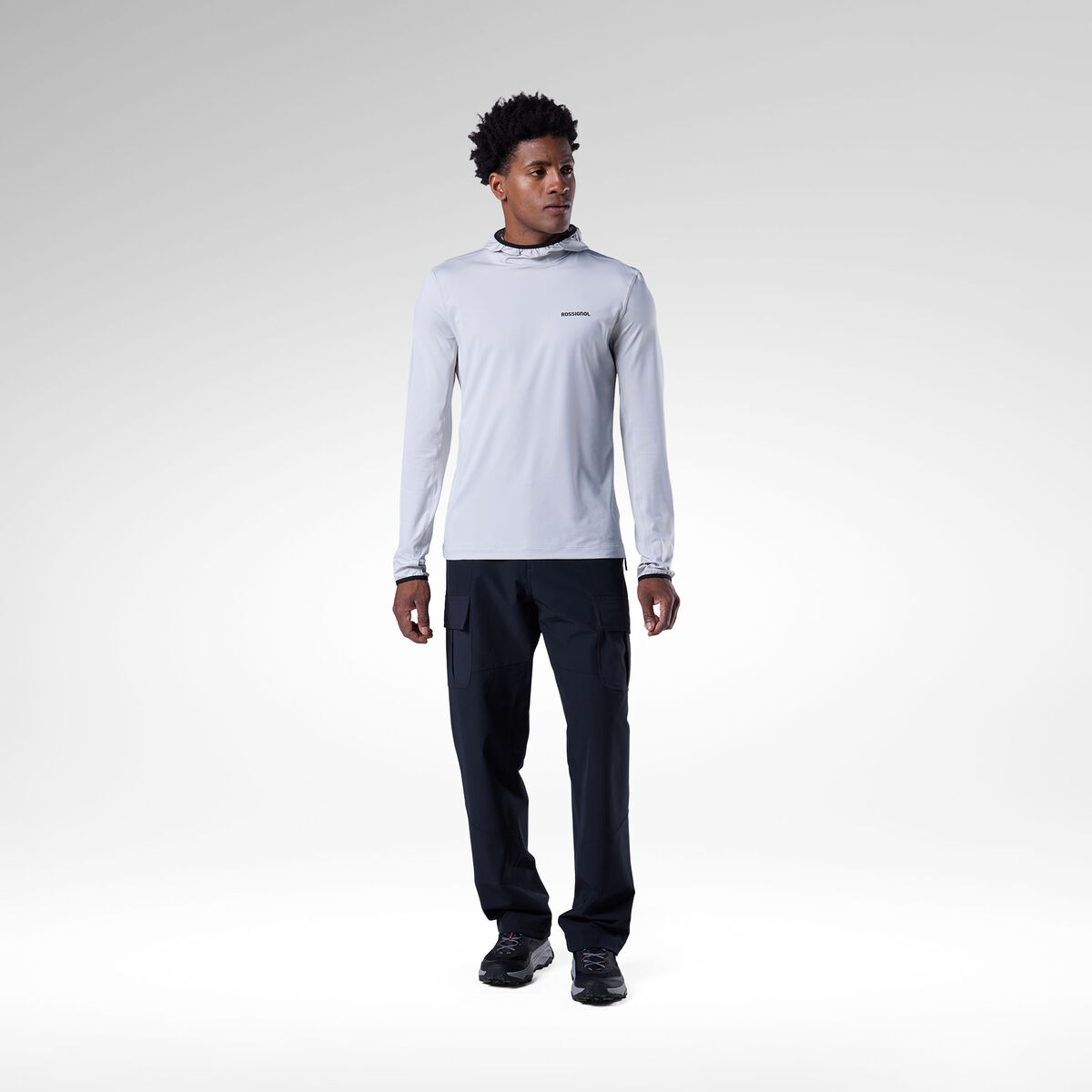 Rossignol Capo uomo anti UV con cappuccio Westweg Grey