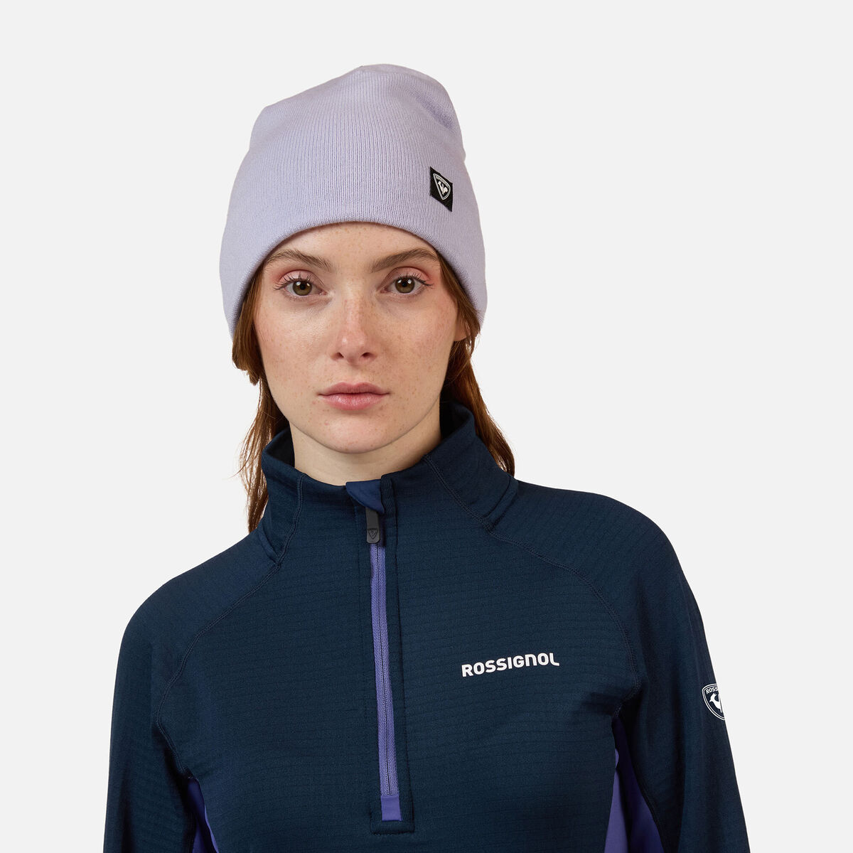 Rossignol Women's Blackside Mix Half-Zip Fleece Blue