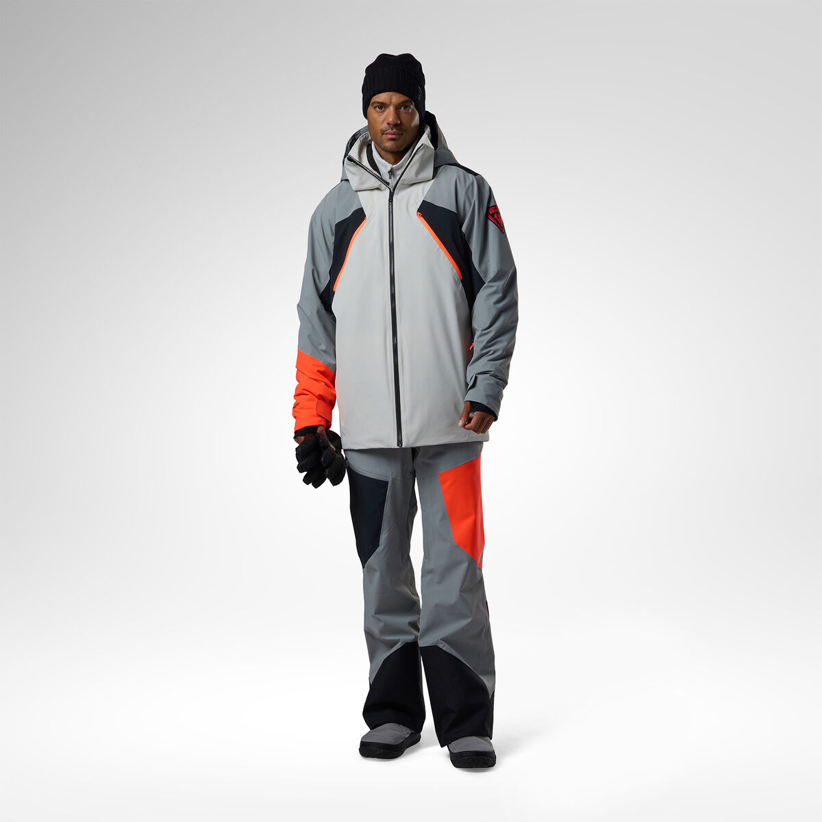 Rossignol Men's 4-Way Stretch Insulated Ski Jacket Grey