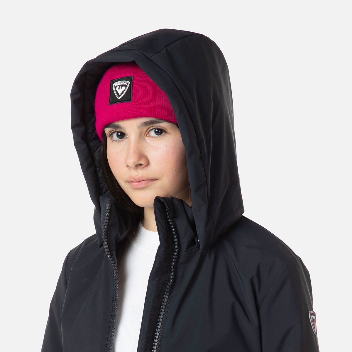 Rossignol Girls' Waterproof Coat black