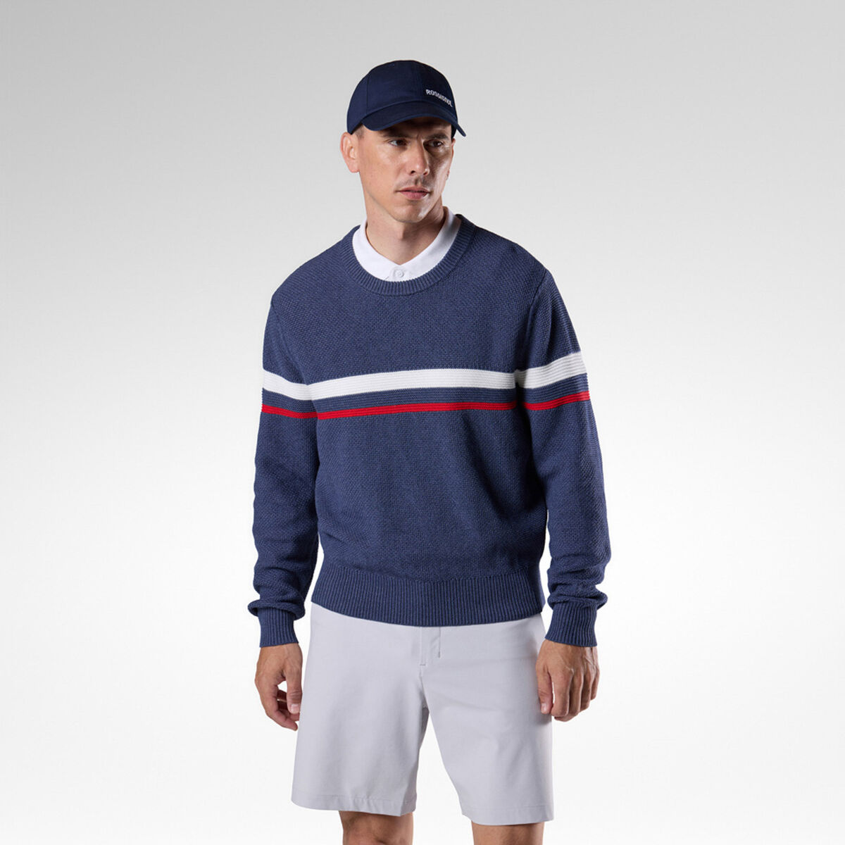 Rossignol Strickpullover mit Rundhalsausschnitt f&uuml;r Herren Blue