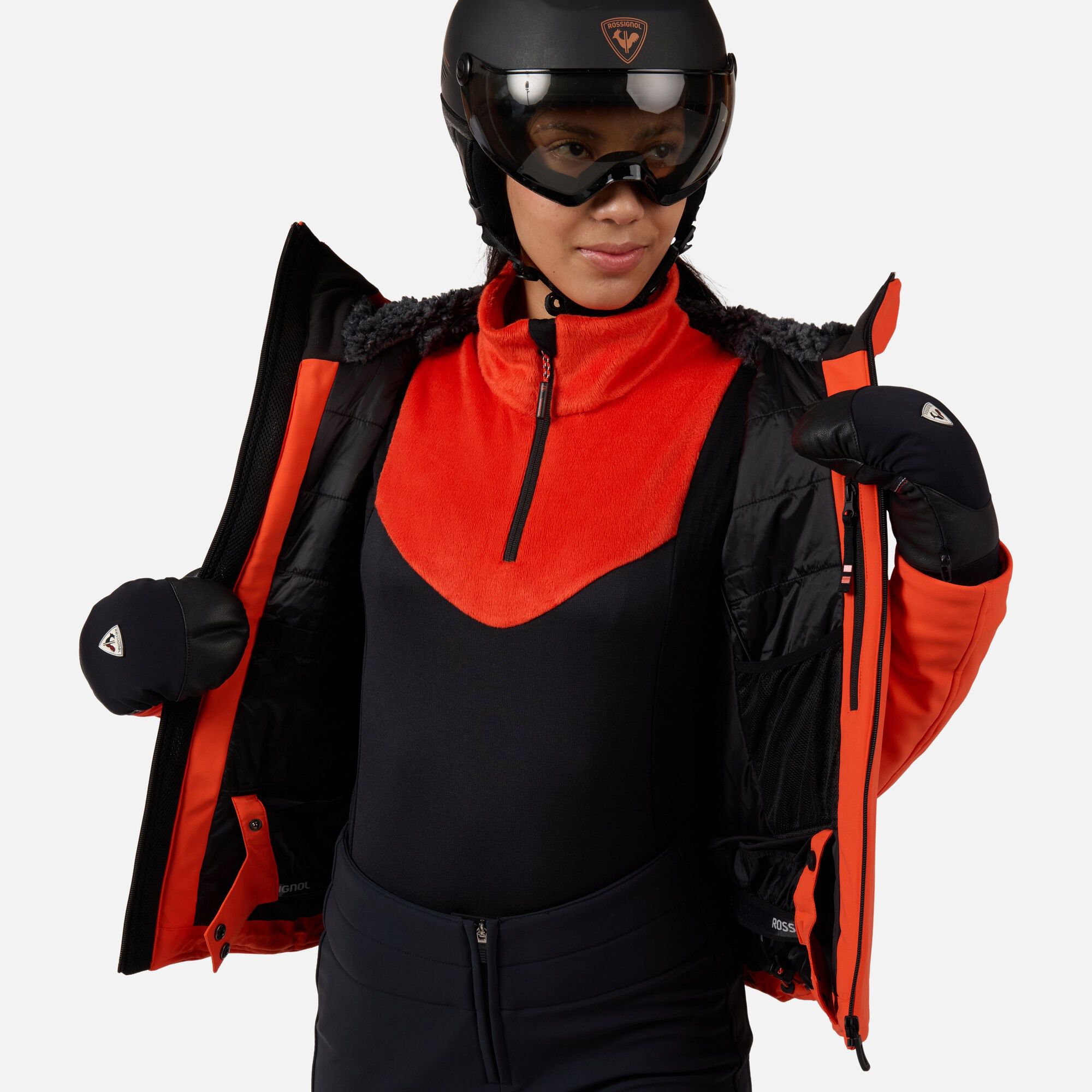 Women's Cieloalto Ski Jacket | Orange | Rossignol