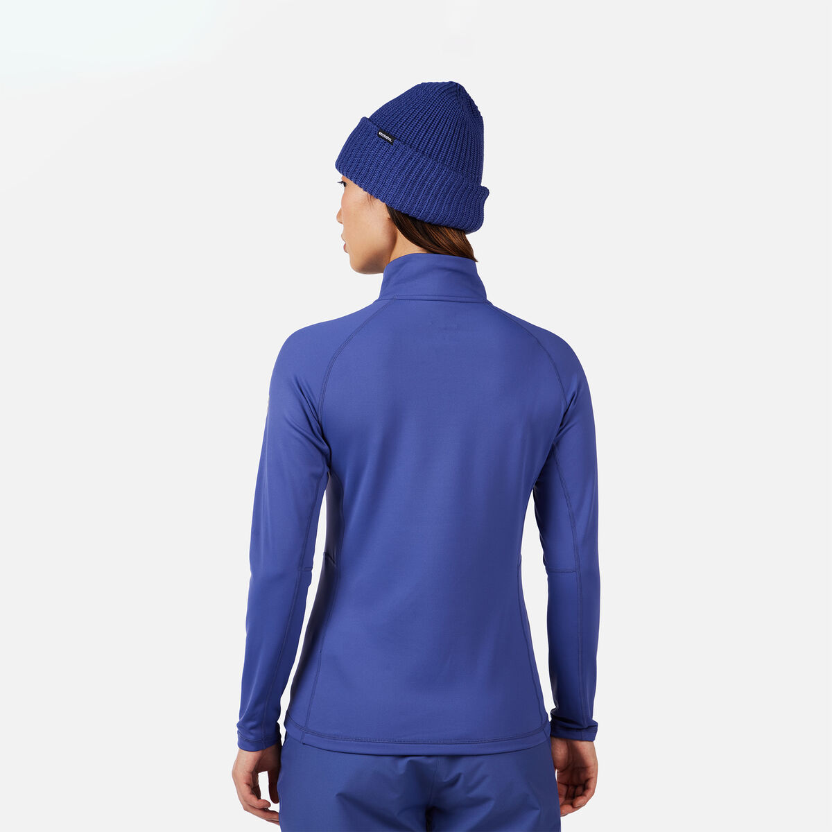 Rossignol Women's Mid Layer Stretch Half-Zip Blue
