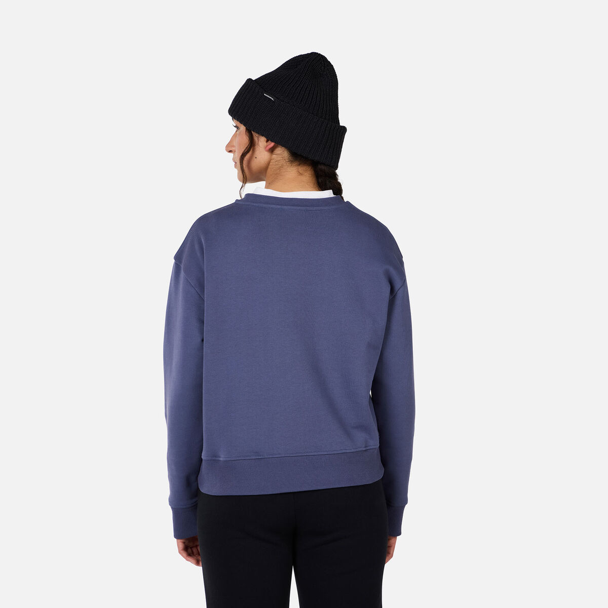 Rossignol Women's Presset Crewneck Relaxed Sweatshirt Blue