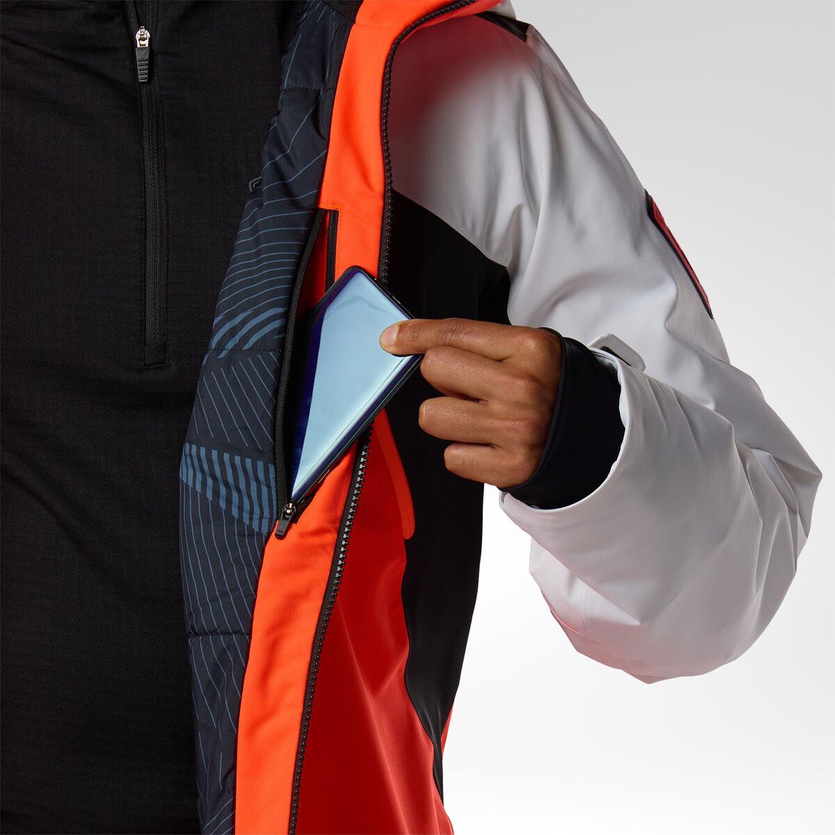 Rossignol Men's 4-Way Stretch Insulated Ski Jacket Red