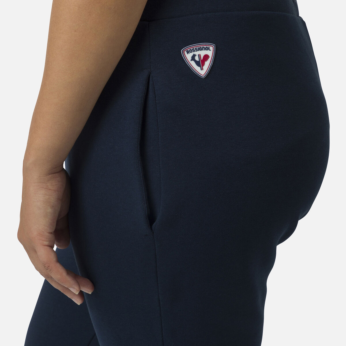 Pantaloni sportivi felpati donna logo