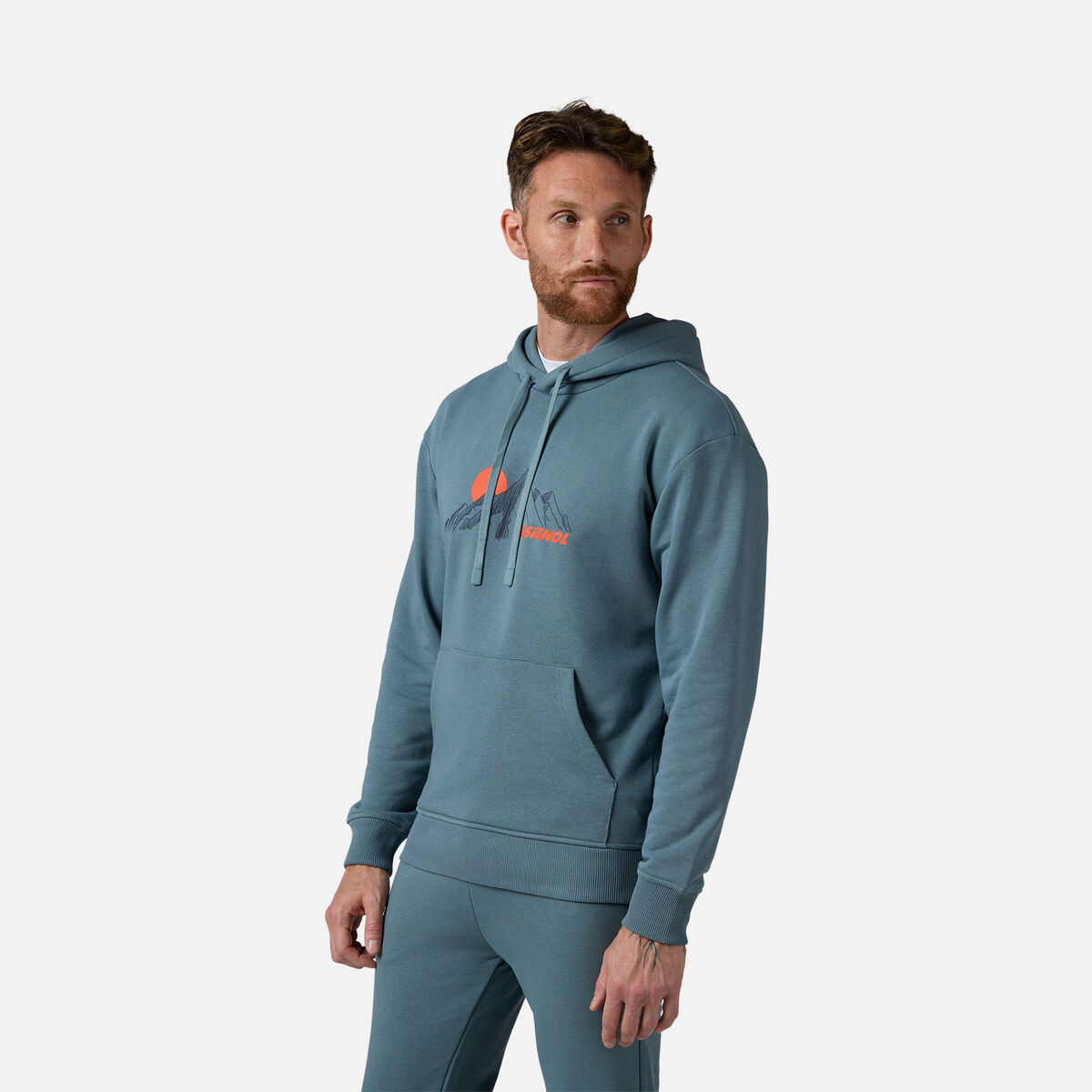 Rossignol Men's Waterfall Hoodie Sweatshirt Blue