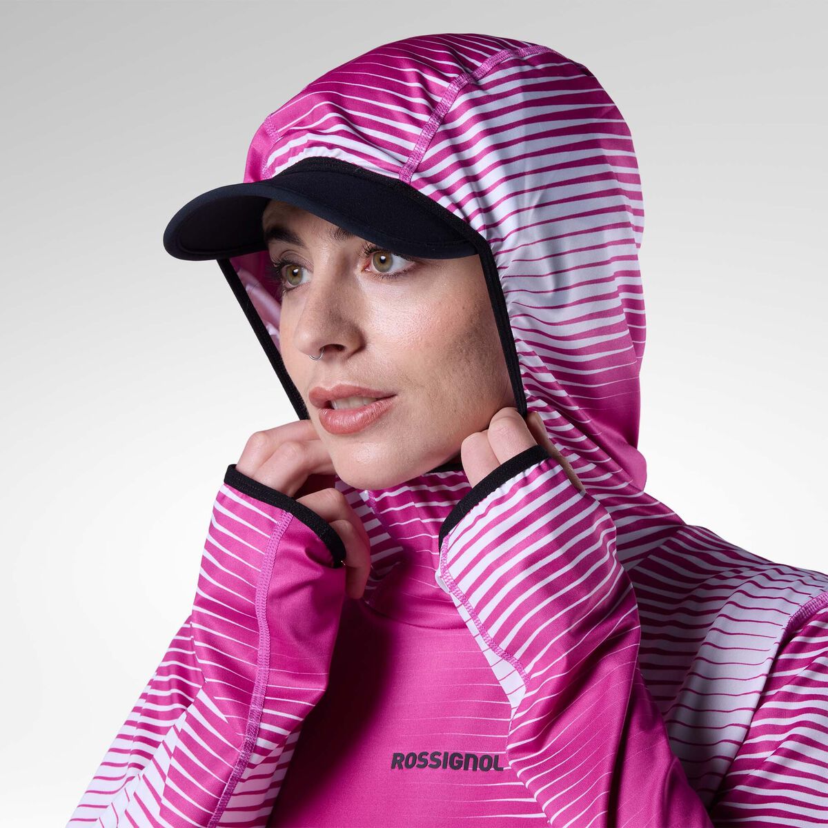 Rossignol Women's Westweg Sun Hoodie Pink/Purple