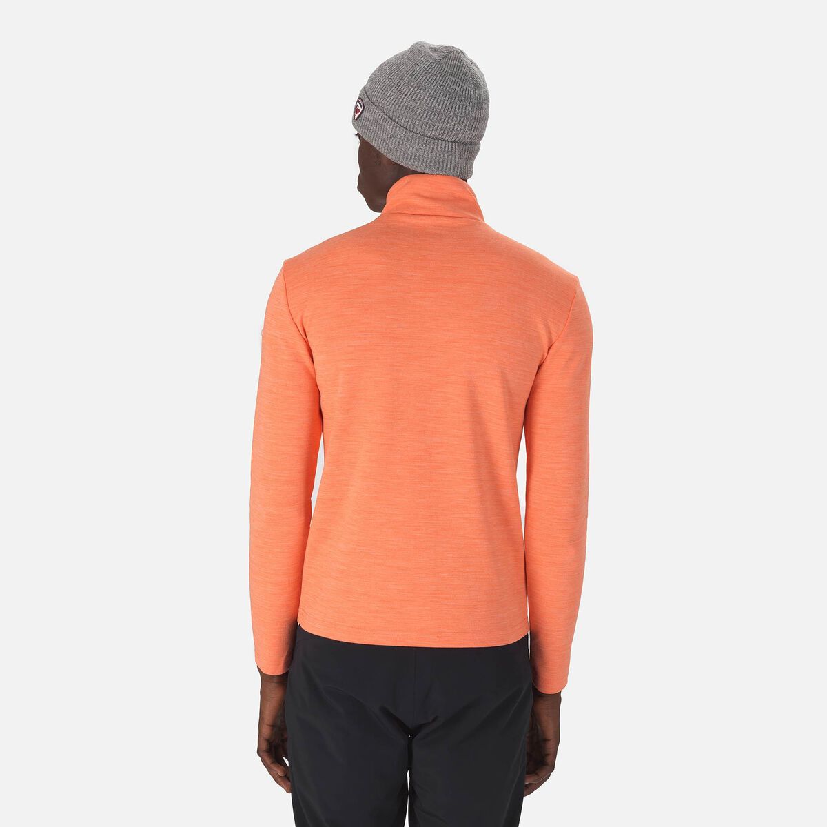 Rossignol Men's React Merino Full Zip Midlayer Orange