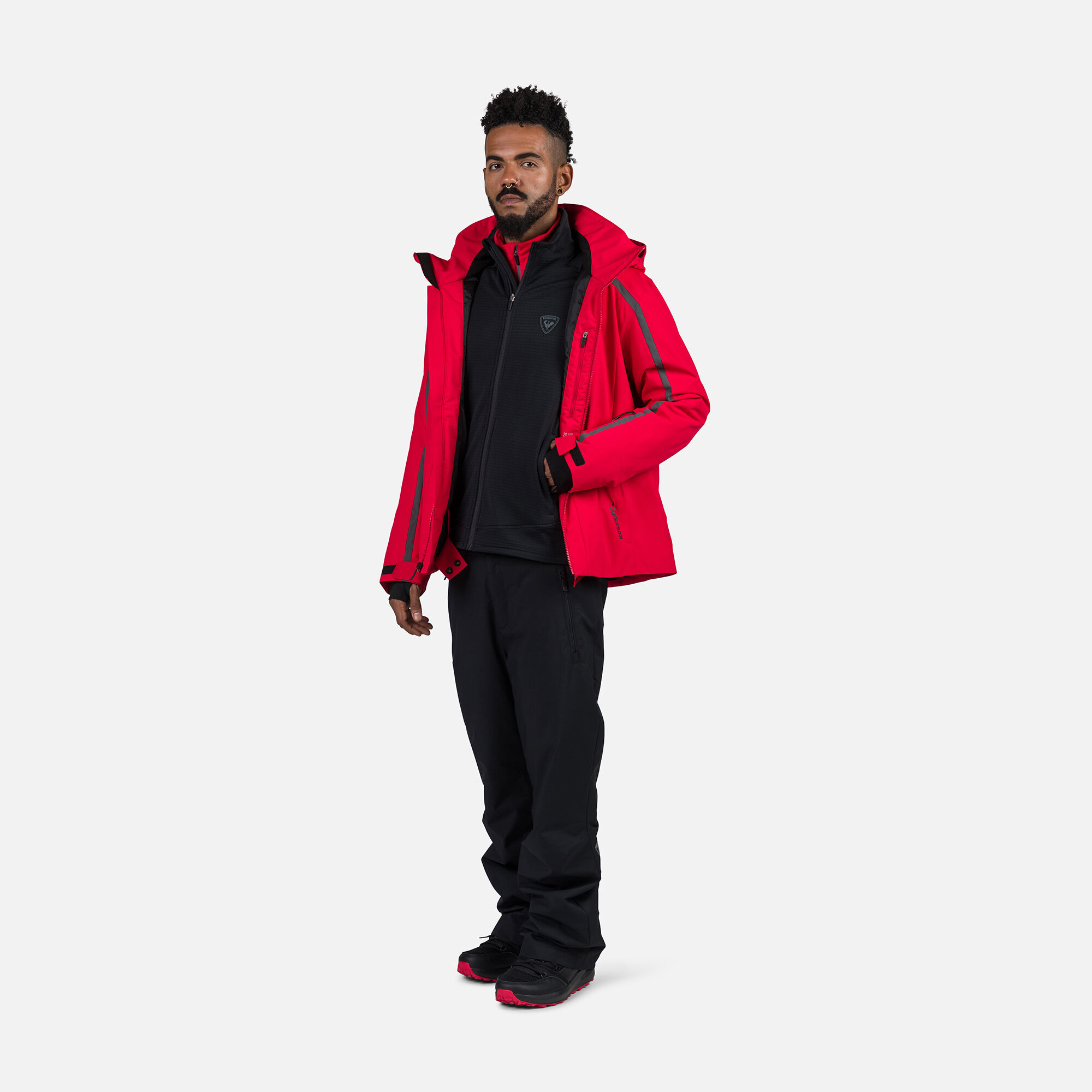 Men's Blackside Full-Zip Fleece Jacket | Black | Rossignol