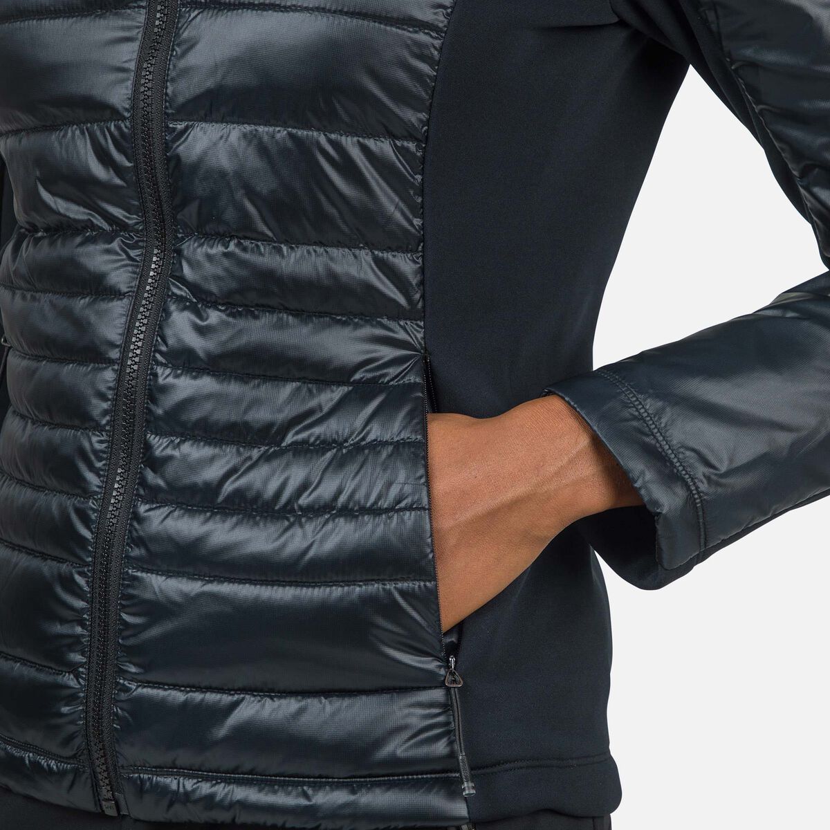 Rossignol ウィメンズ SKPR ハイブリッド ライト ジャケット black