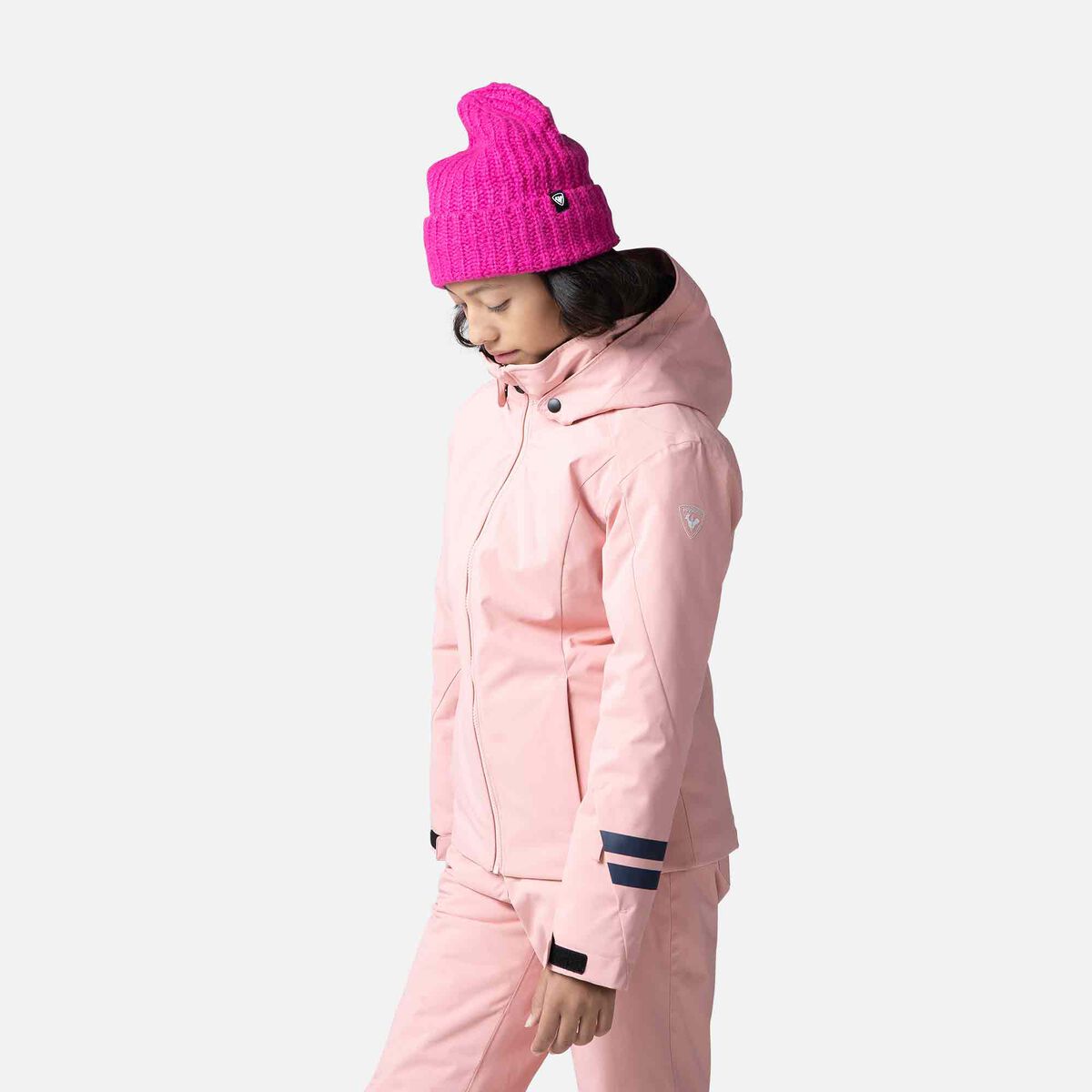 Veste ski enfant Rossignol Ski Jacket Enfant pink fuschia