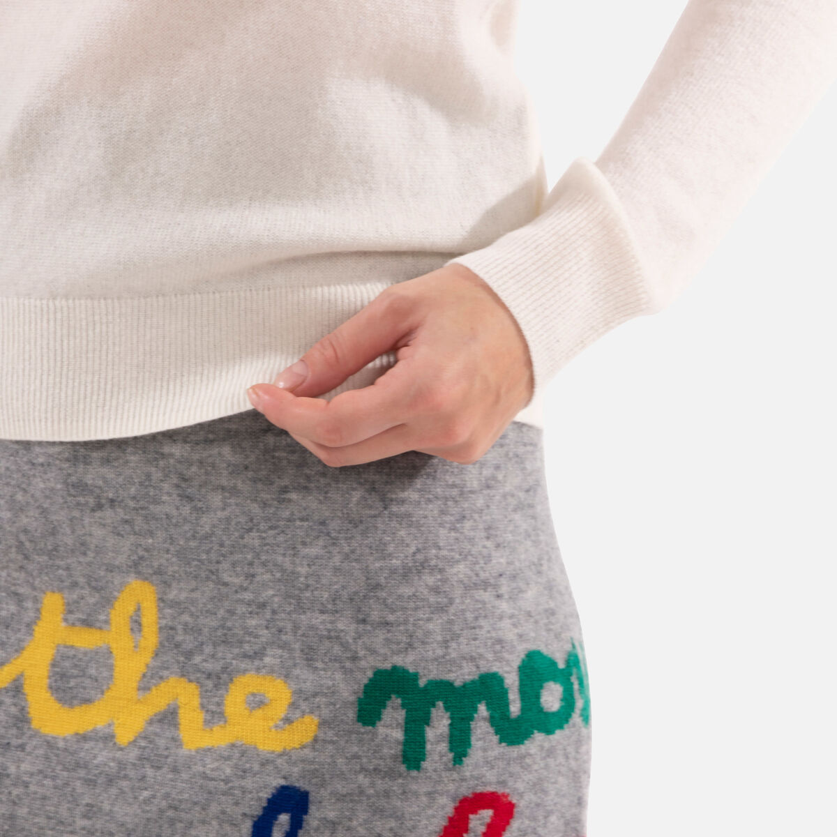 Rossignol Women's Mountain of Love Crewneck White