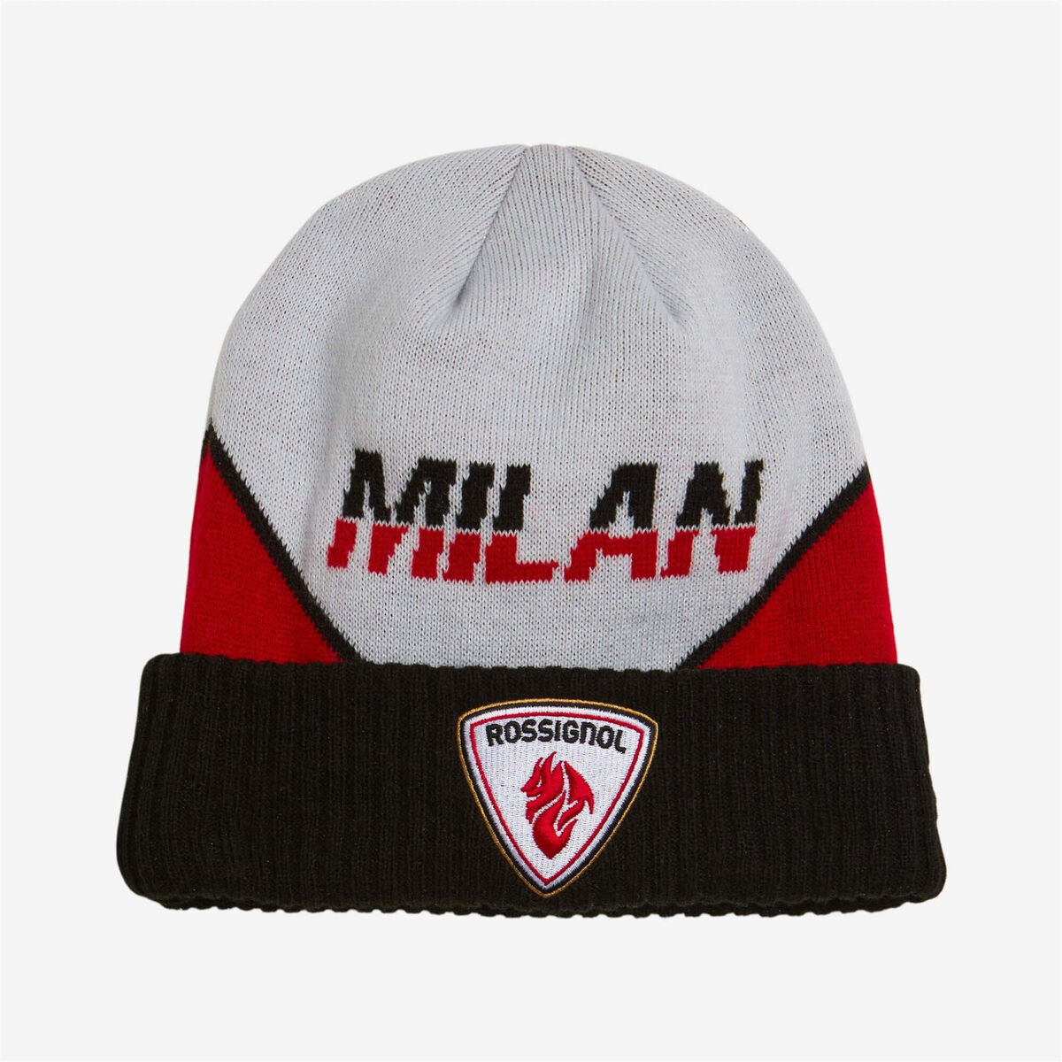 Rossignol ROSSIGNOL X AC MILAN X NEW ERA BEANIE Black