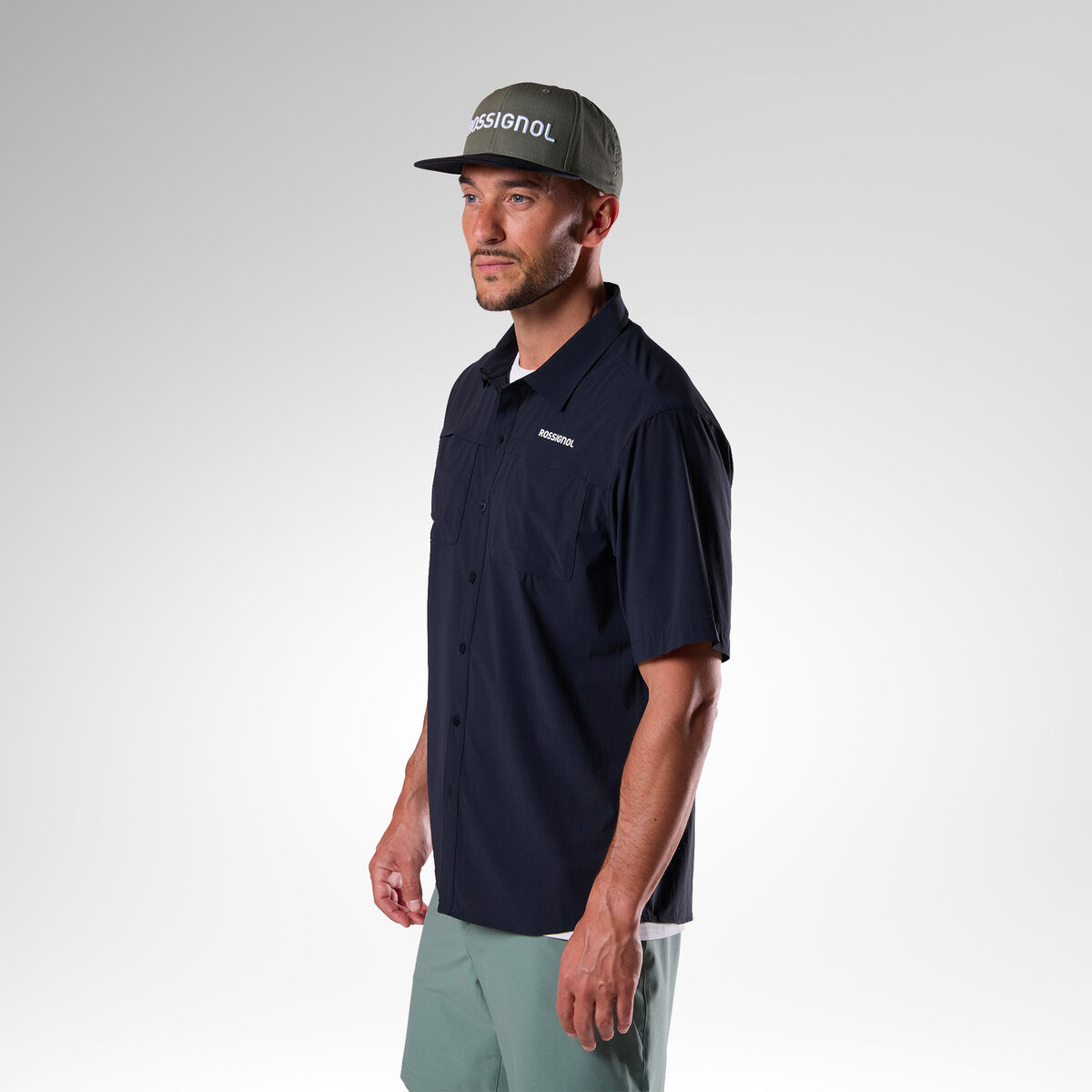 Rossignol Men's Short Sleeve Ventilation Shirt Black