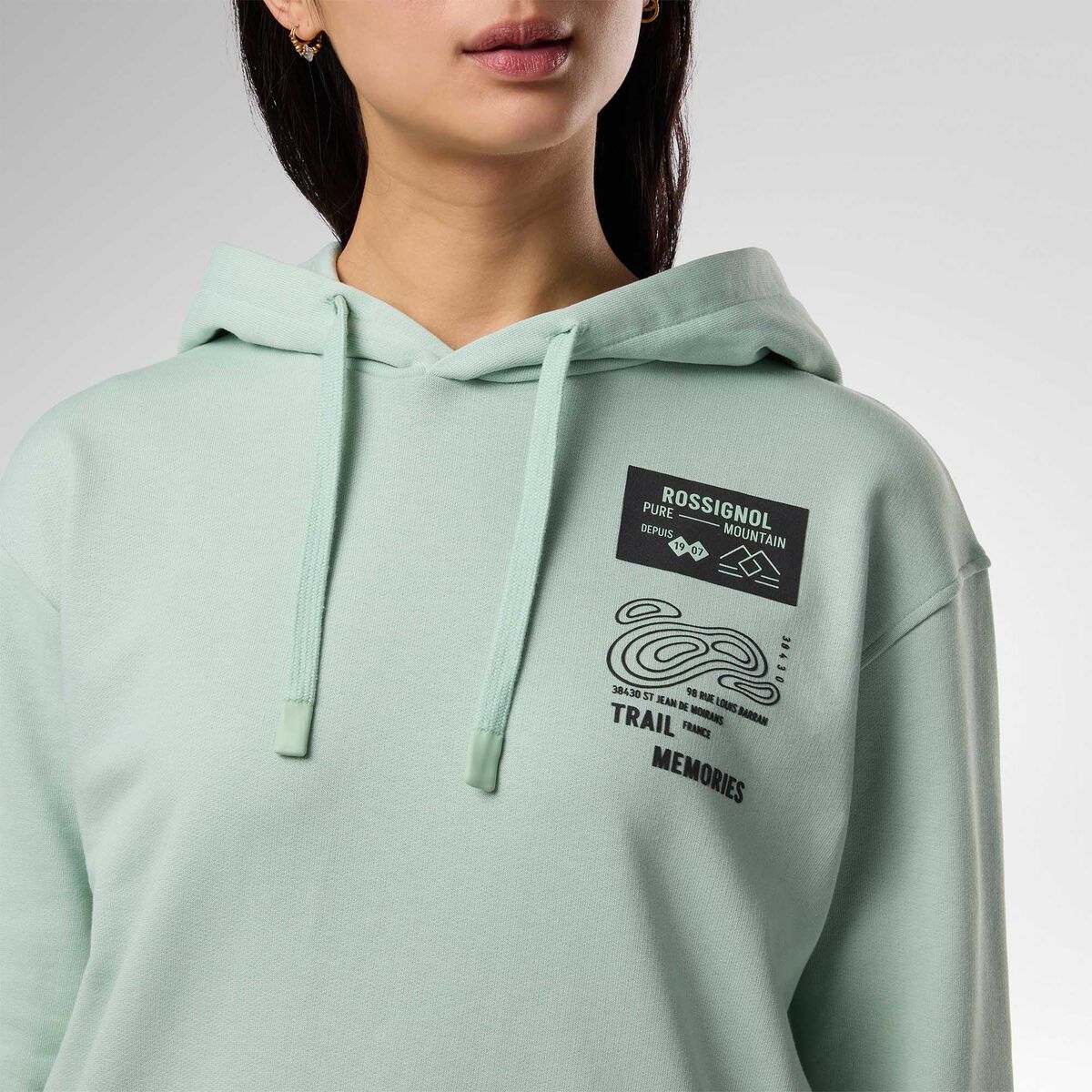 Rossignol Women's Waterfall Hoodie green