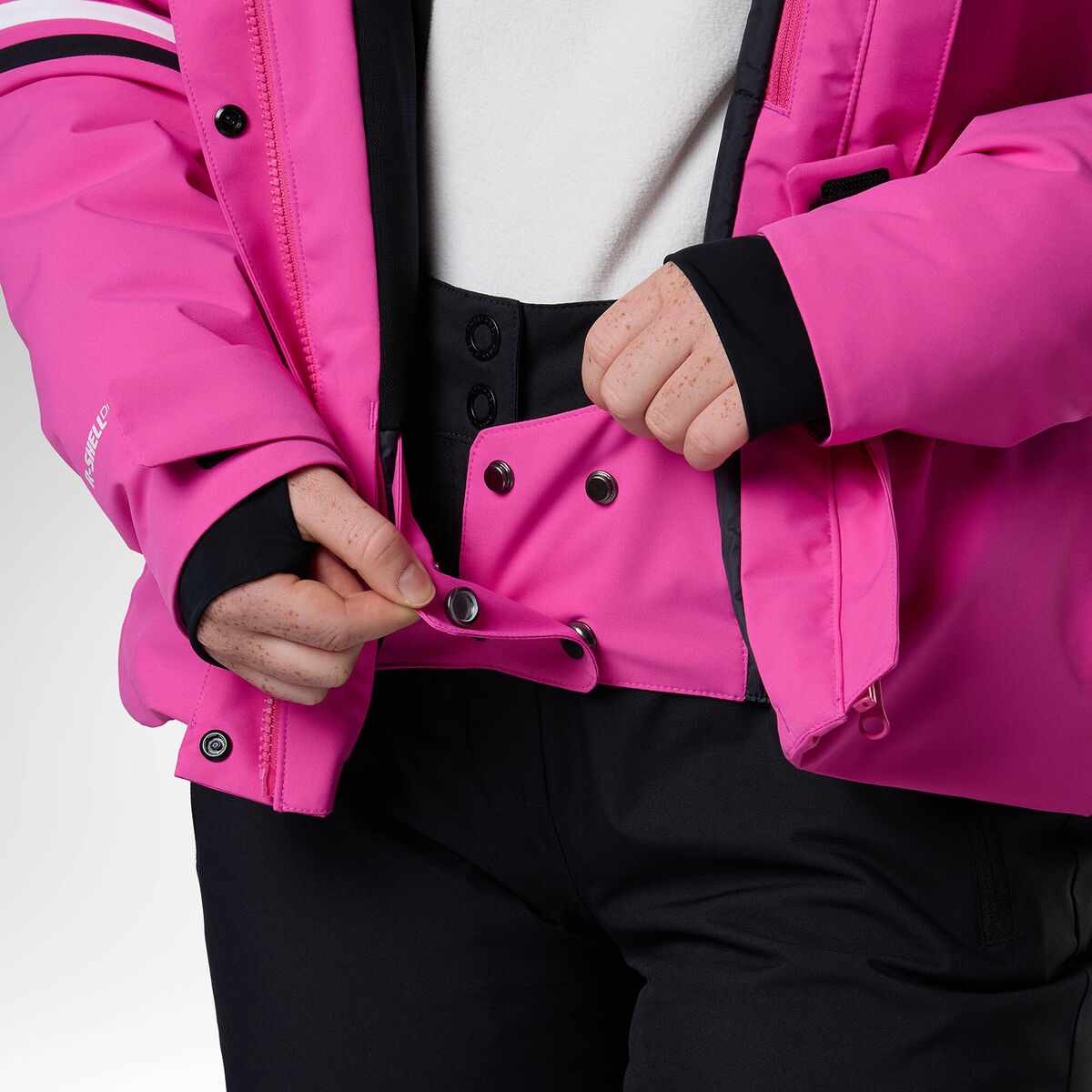 Rossignol Women's Strawpile Insulated Ski Jacket Pink Purple