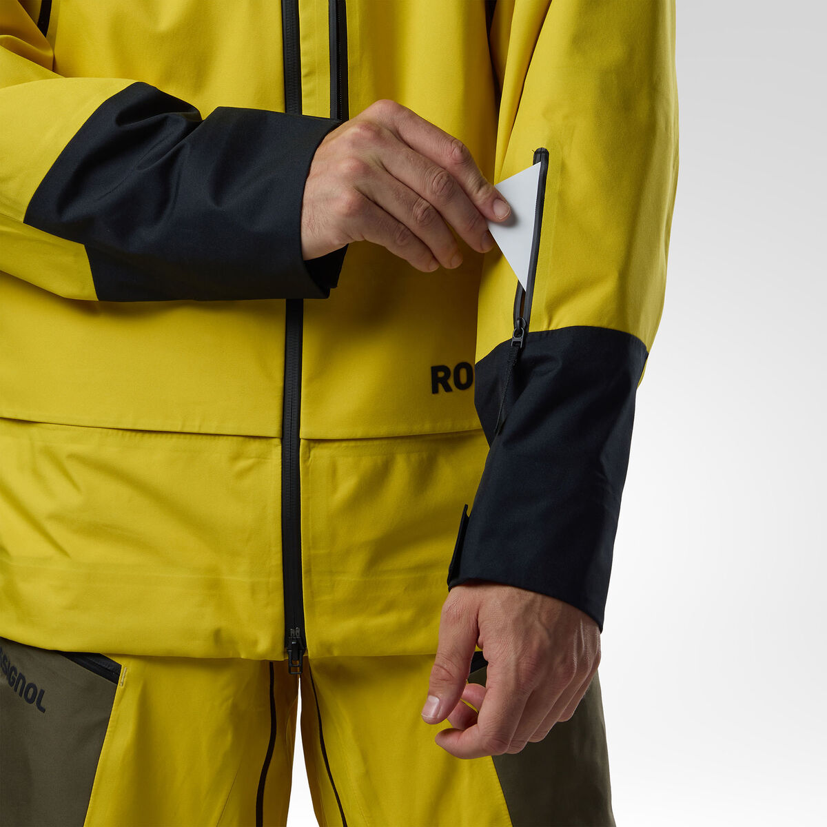 Rossignol MEN'S PROCLIVITY ATHLETE SKI JACKET Yellow