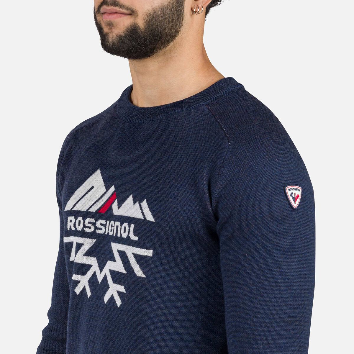 Rossignol Men's Jacquard Crew Neck Sweater [Ldw.value.EnumValue;@6fce9376