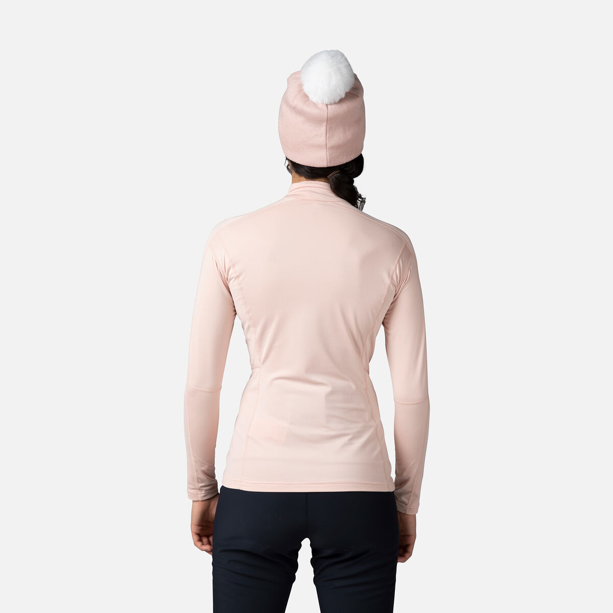 Camiseta interior con media cremallera Classique para mujer