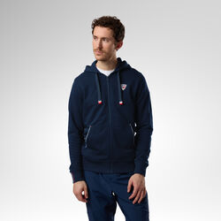 Rossignol Klassisches Herren-Kapuzen-Sweatshirt mit durchgehendem Rei&szlig;verschlus 