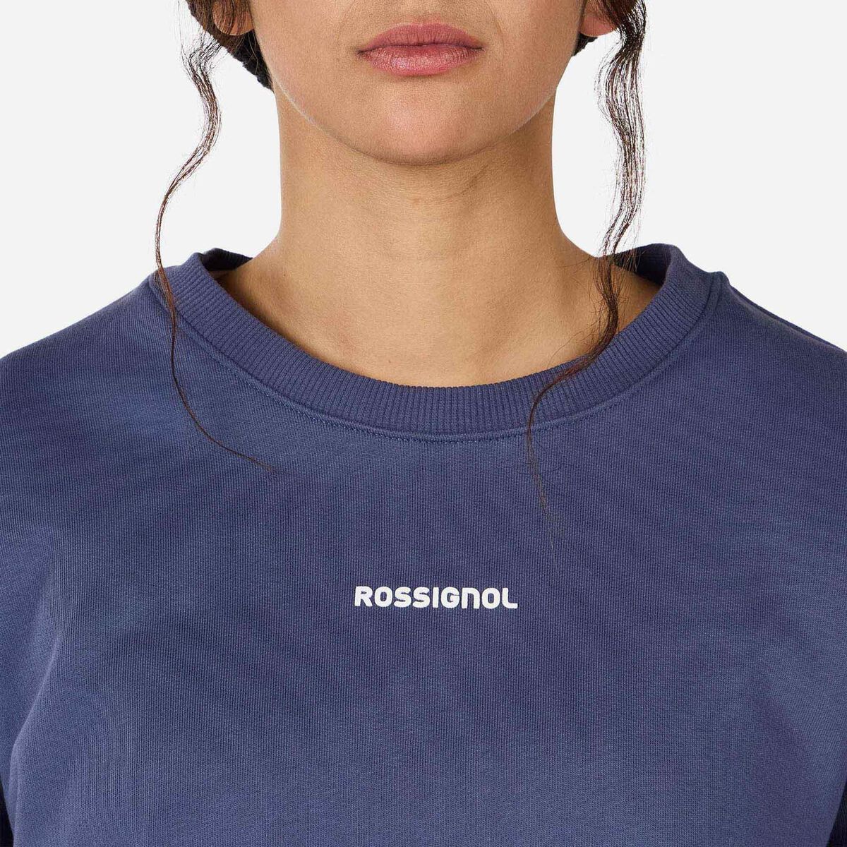 Rossignol Women's Presset Crewneck Relaxed Sweatshirt Blue