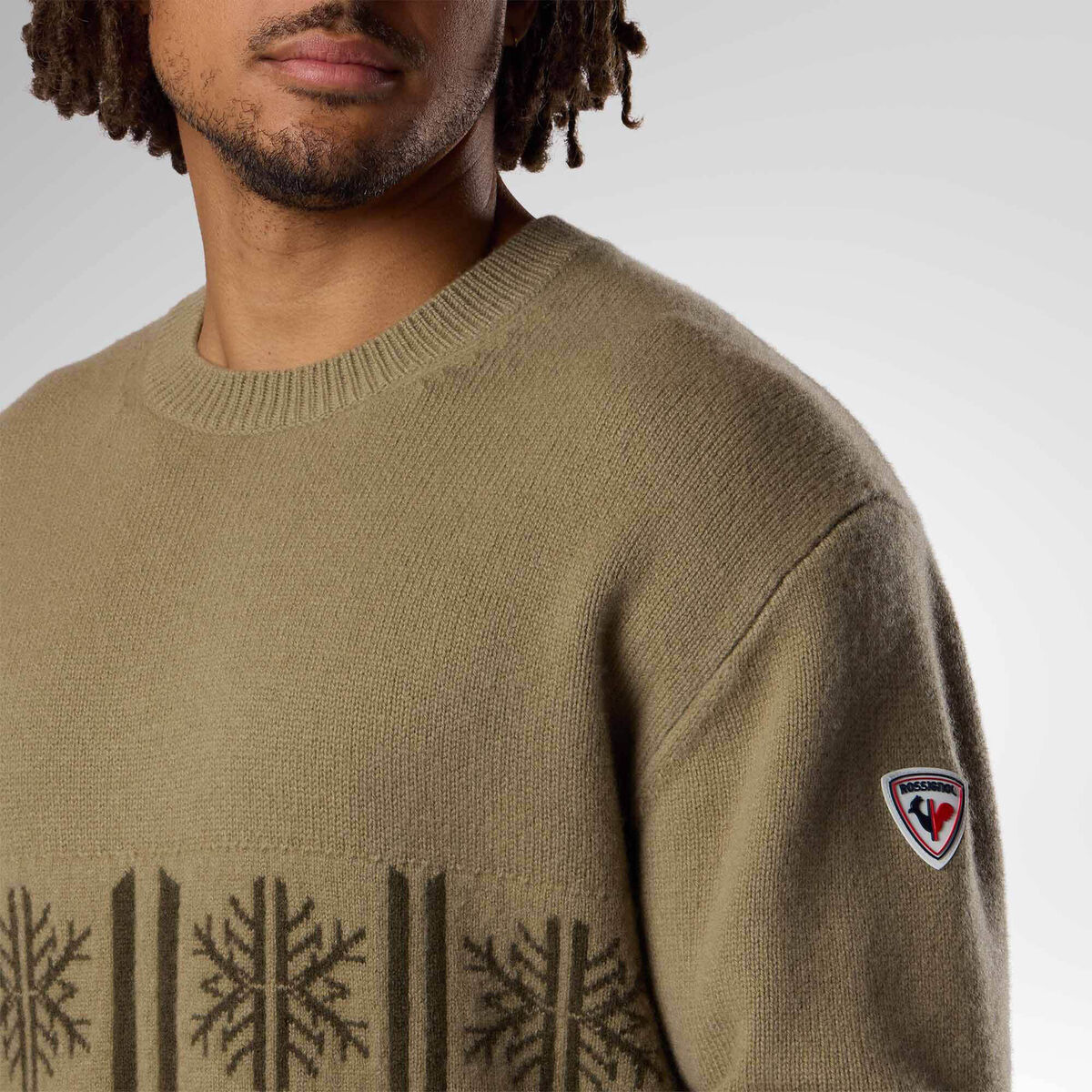 Rossignol Men's Patterned Crewneck Sweater [Ldw.value.EnumValue;@51799189