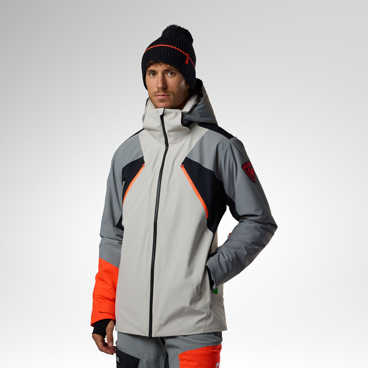 Rossignol Men's Hero 4WS Insulated Ski Jacket Grey