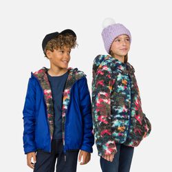 Rossignol Veste doubl&eacute; Teddy enfant blue