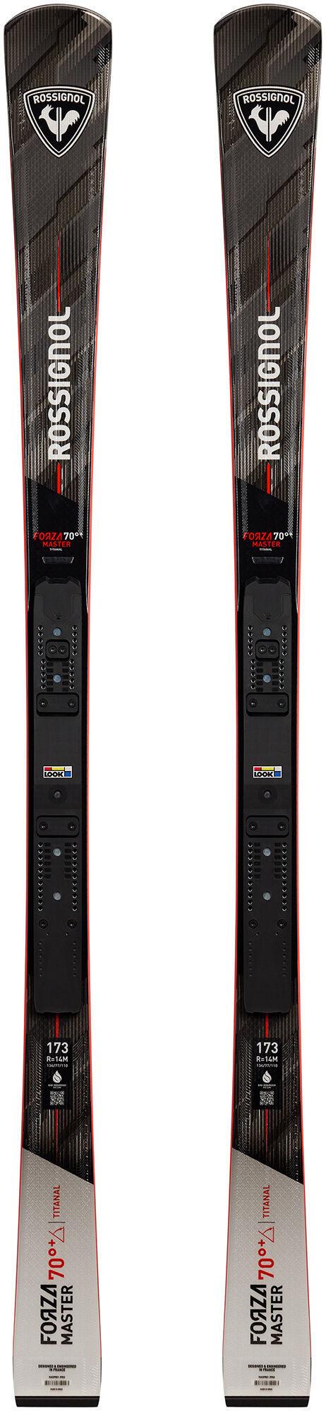 Rossignol Forza 70' Ti+ Master R22 Skis | Black | Rossignol