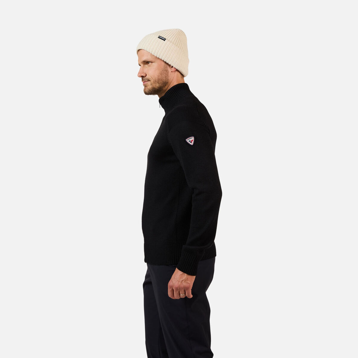 Rossignol Odysseus Full-Zip Merino Sweater Black