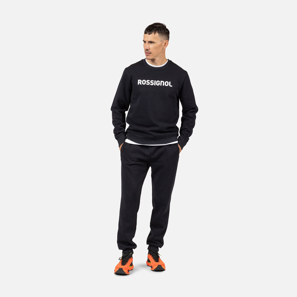 Rossignol Men's Prarion Crewneck Sweatshirt Black