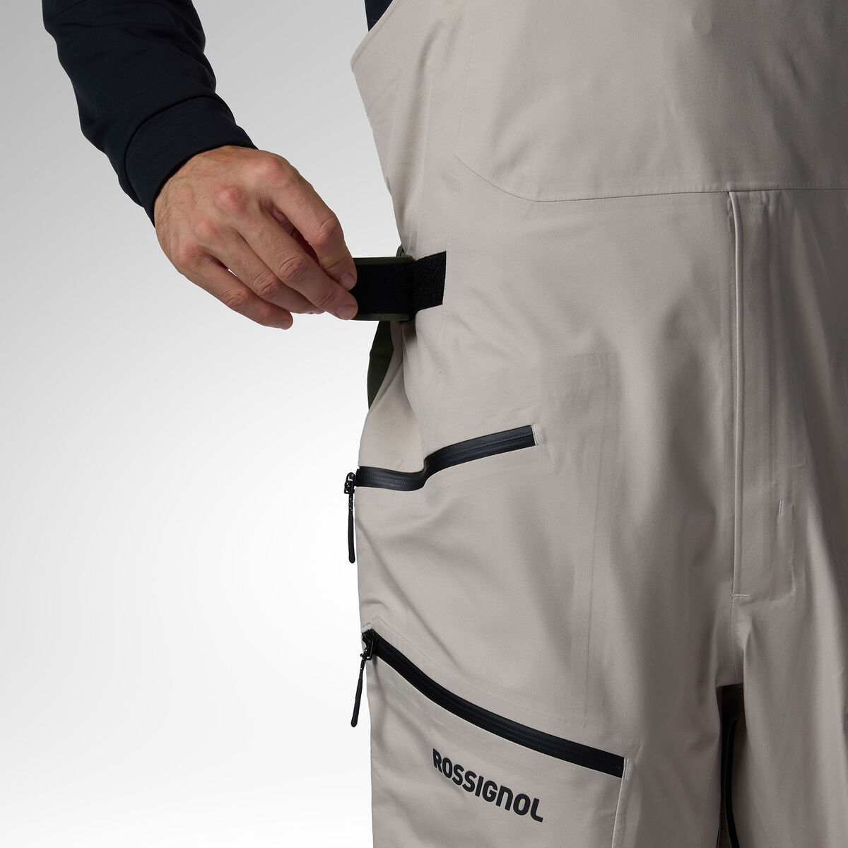 Rossignol MEN'S PROCLIVITY ATHLETE SKI BIB Grey