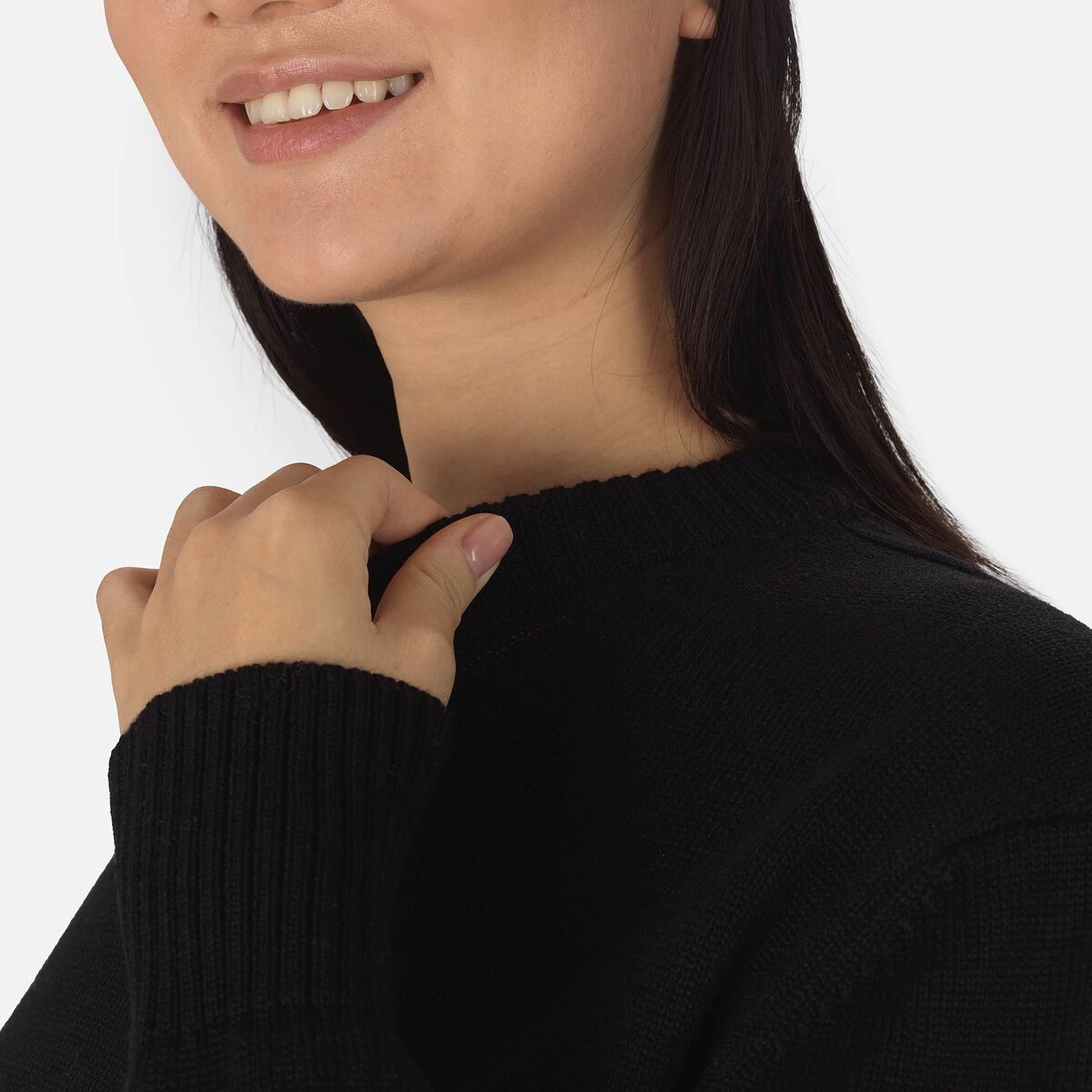 Women's Plain Knit Sweater