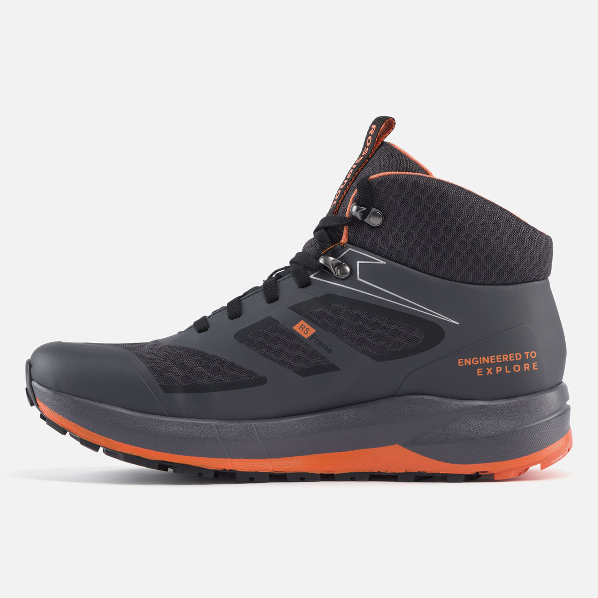 Men's dark grey lightweight hiking shoes